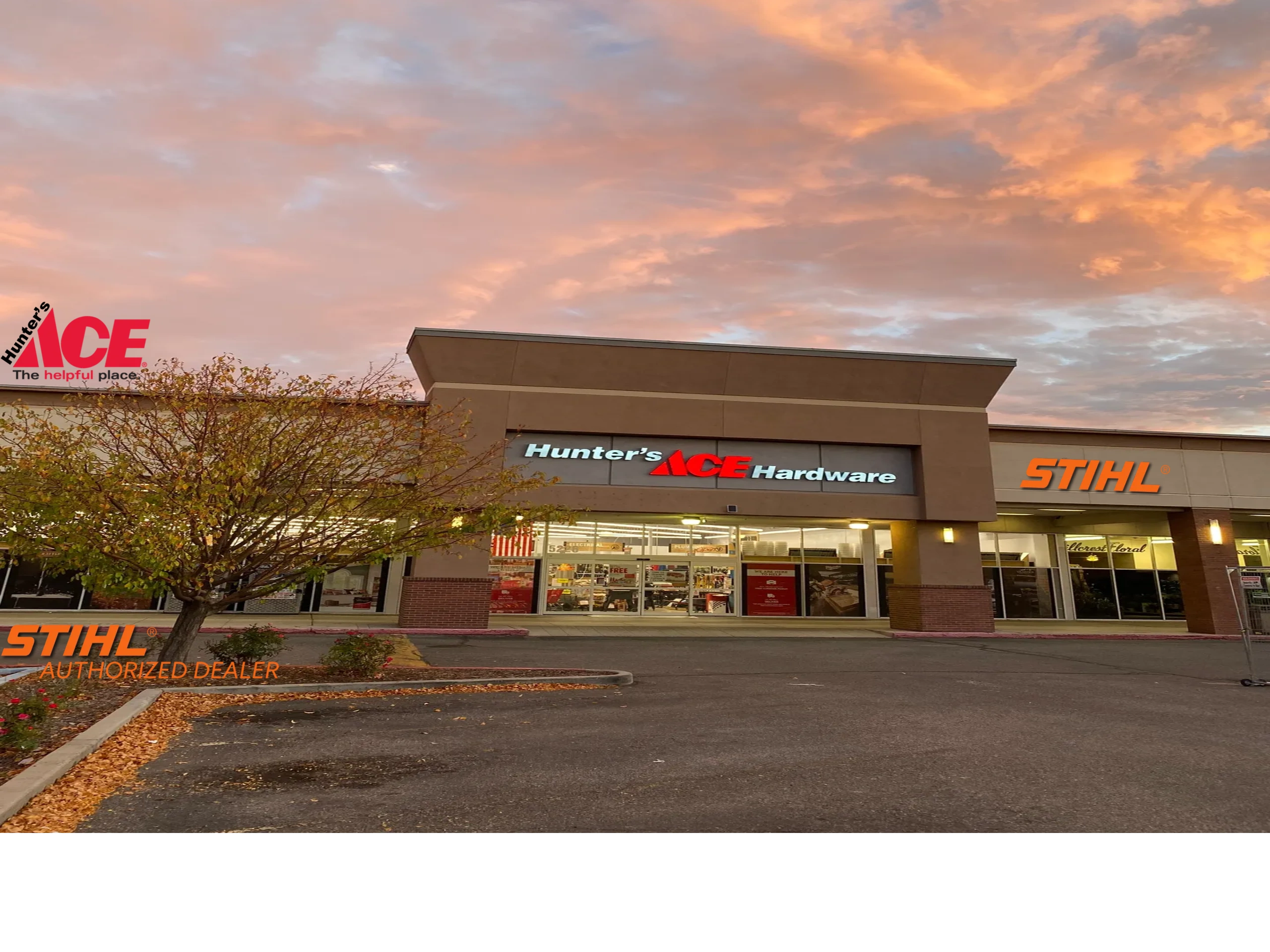 Local hardware store storefront